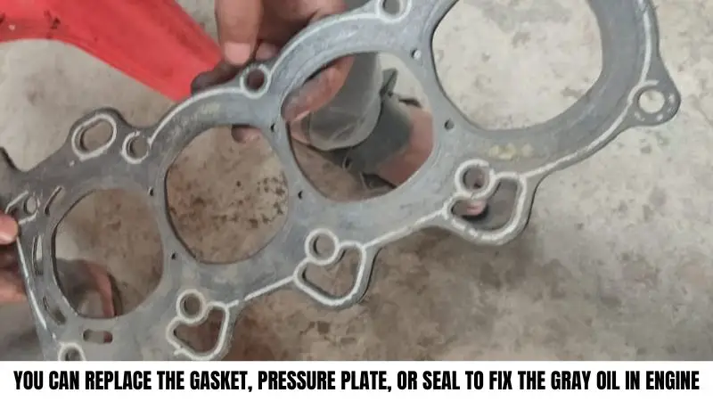 Gray Oil in diesel engine