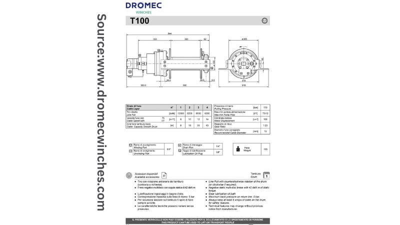 Dinamic Oil Winch Manual