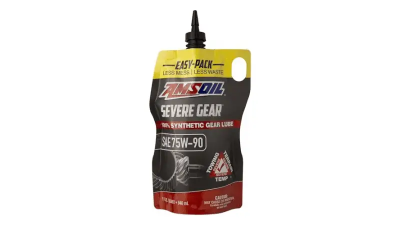 Example of Amsoil's "Severe Gear" 75w90 Full synthetic gear oil