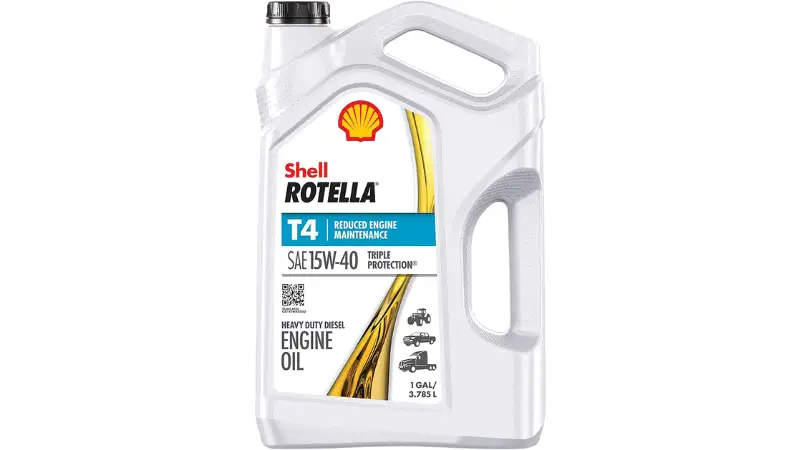 Example of Shell Rotella T4 15w40 Diesel Engine Oil