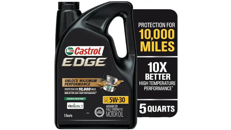 Example of the Castrol Edge oil
