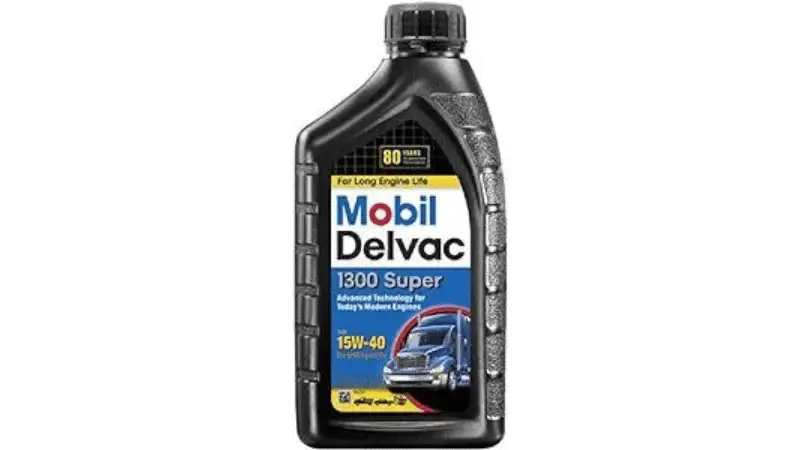 Example of the Mobil Delvac 1300 Super diesel engine oil in 15w40