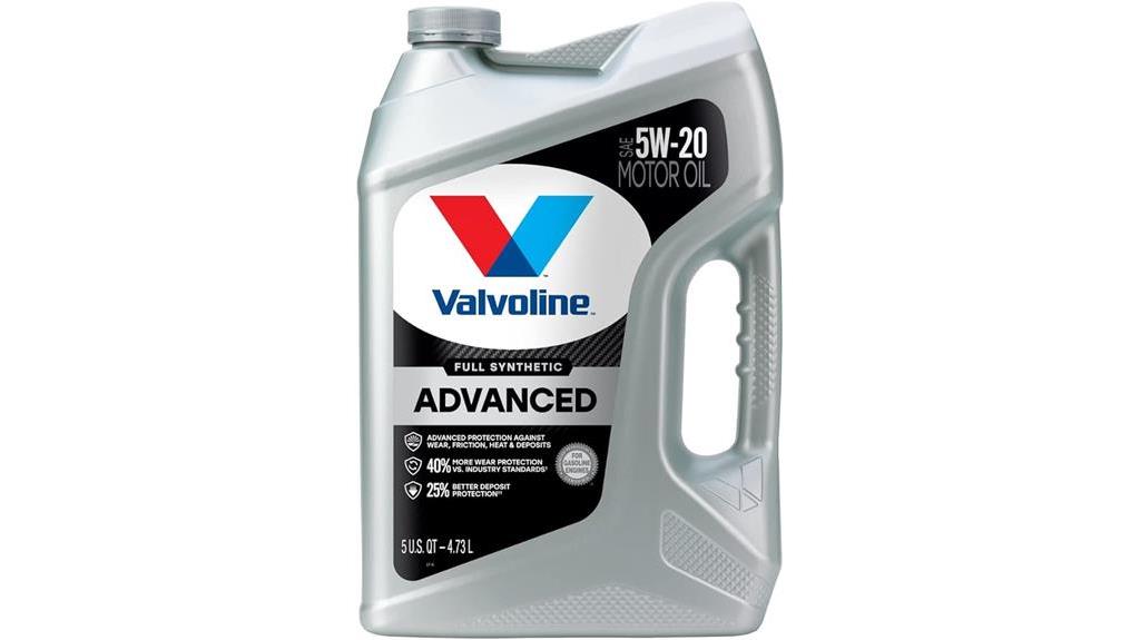 5 quart valvoline synthetic oil