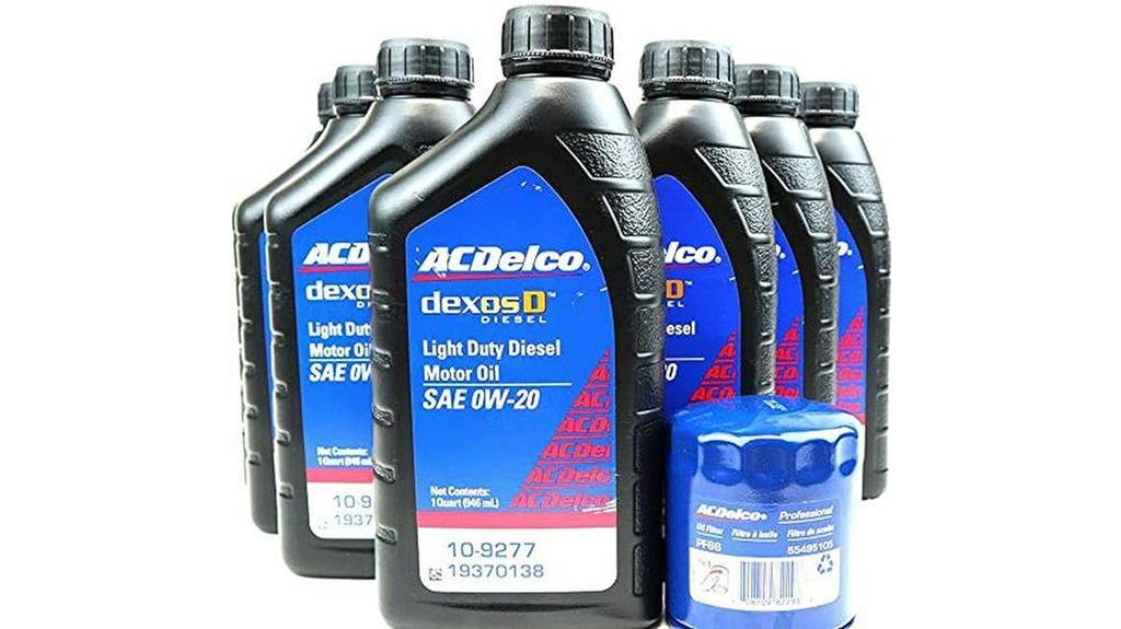 ac delco oil change