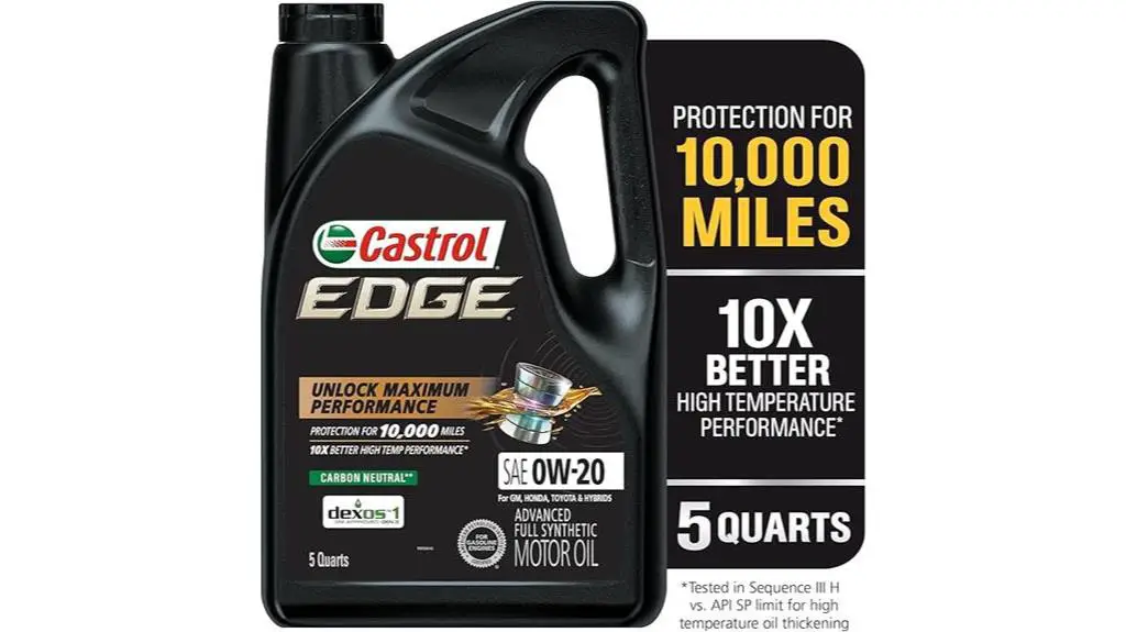 castrol edge 0w 20 synthetic