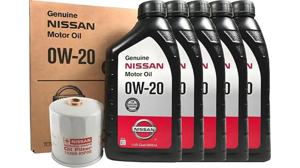 nissan 0w 20 oil kit