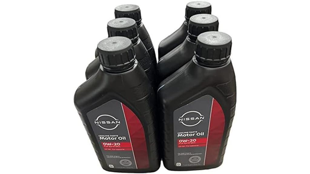 nissan genuine 0w 20 oil