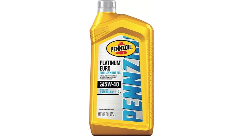 pennzoil platinum euro 5w 40