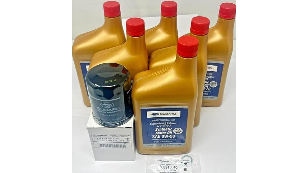 subaru oil change kit